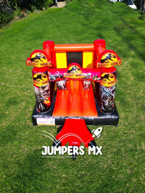 2 inflable circular Jurassic Naranja Jumpers MX