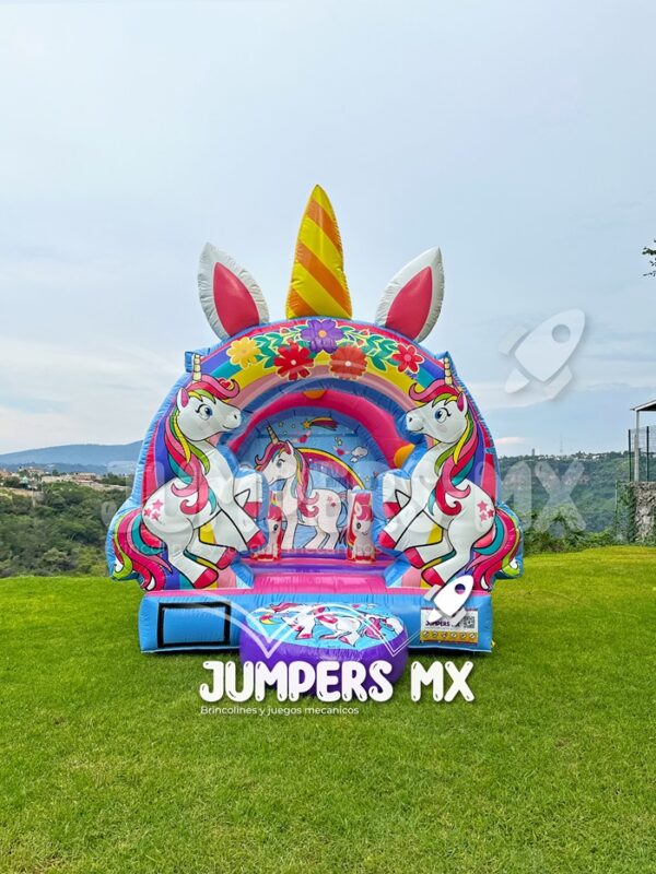 2 inflable Circular Unicornio Jumpers MX