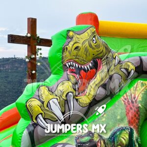 3 Inflable Muro con Rampa Jurassic Park