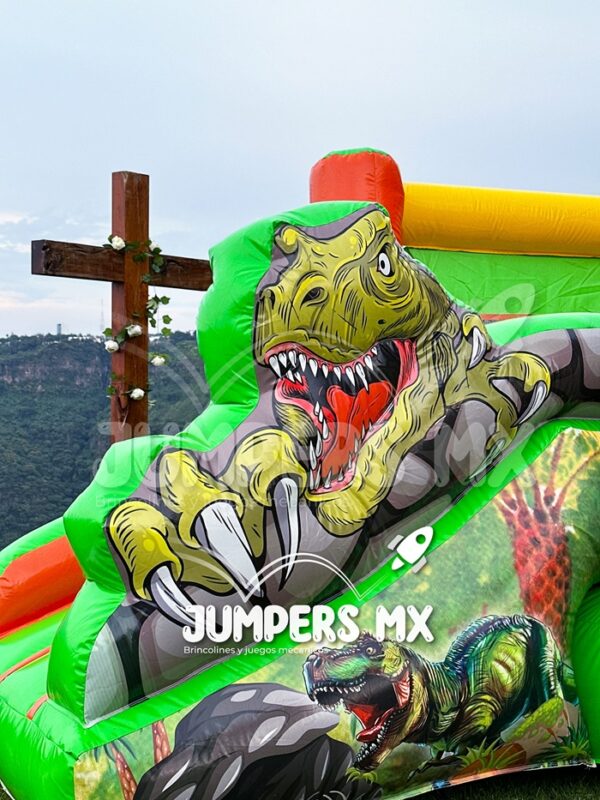 3 Inflable Muro con Rampa Jurassic Park