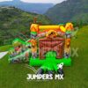 4 Inflable Muro con Rampa Jurassic Park