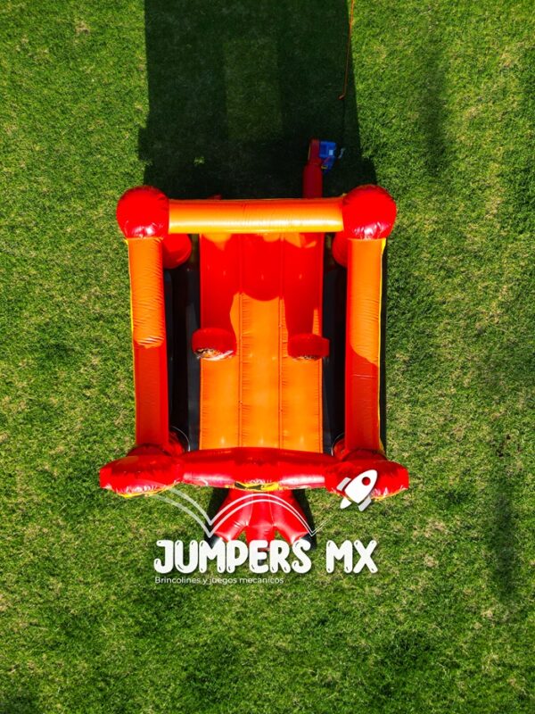 5 inflable circular Jurassic Naranja Jumpers MX