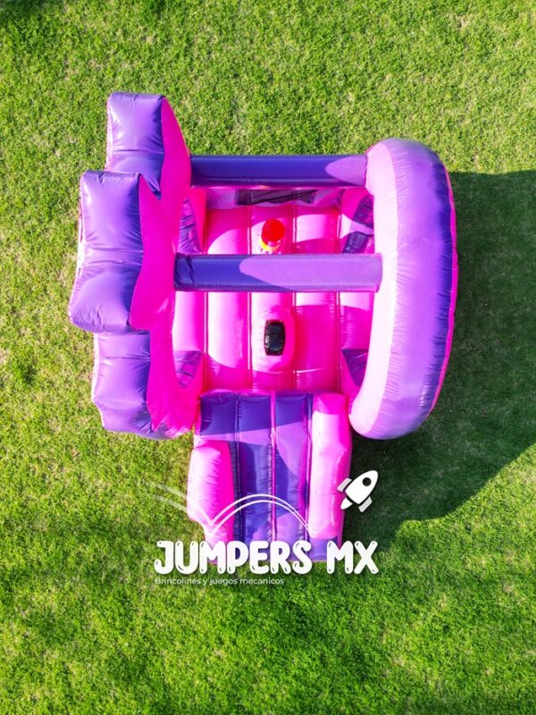 5 Inflable Circular con Rampa Barbie Jumpers MX