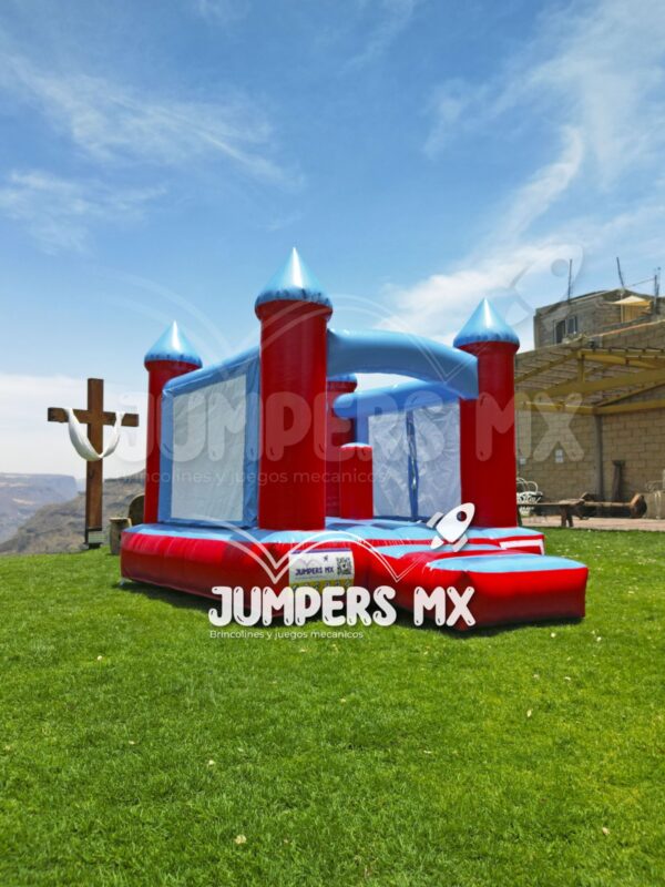 INFLABLE CASTILLO ROJO-AZUL - Imagen 3