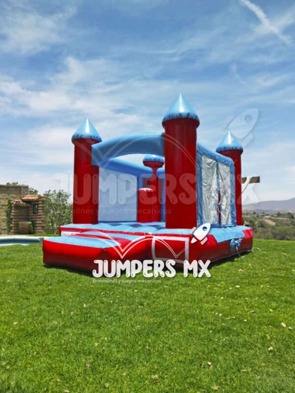 INFLABLE CASTILLO ROJO-AZUL - Imagen 4