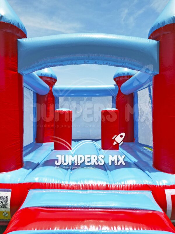 INFLABLE CASTILLO ROJO-AZUL - Imagen 7