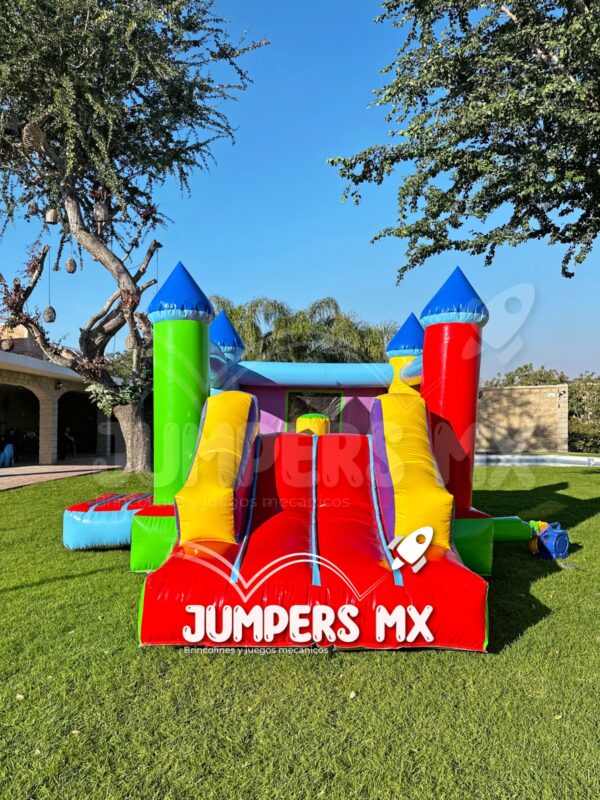 INFLABLE CASTILLO C/RAMPA COLLAGE - Imagen 3